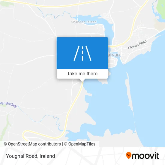 Youghal Road map