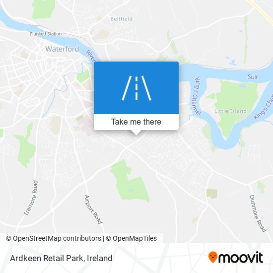 Ardkeen Retail Park map