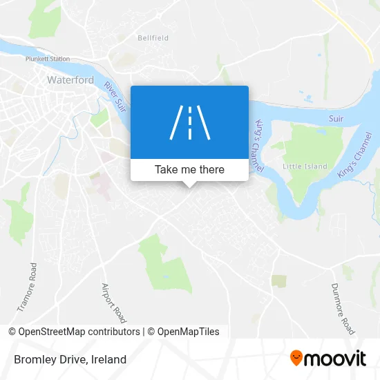 Bromley Drive map
