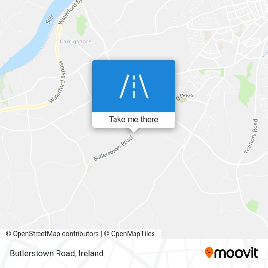 Butlerstown Road map