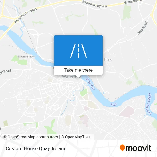 Custom House Quay map