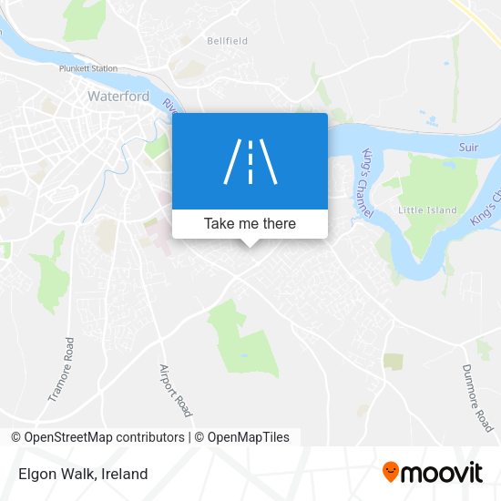 Elgon Walk map