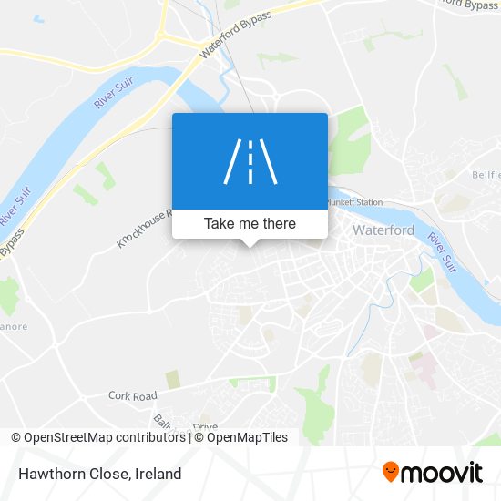 Hawthorn Close map