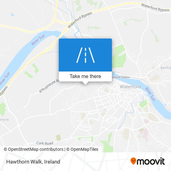 Hawthorn Walk map