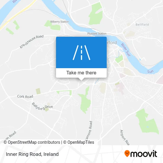 Inner Ring Road map