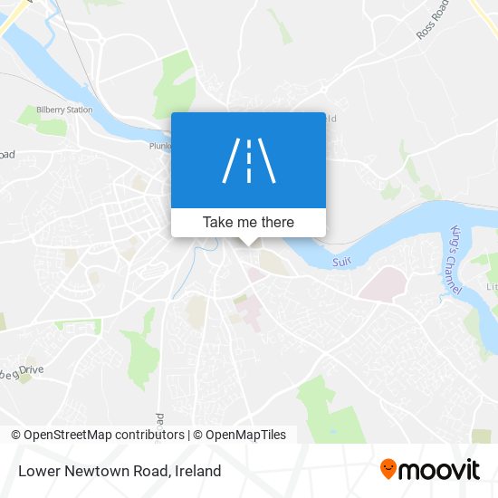 Lower Newtown Road map
