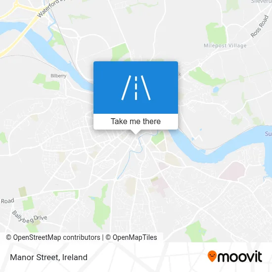 Manor Street map