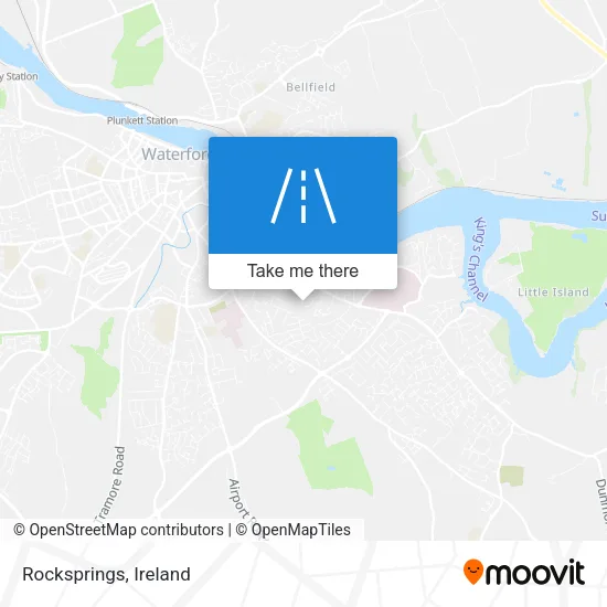 Rocksprings map