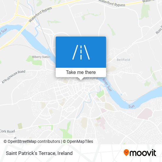 Saint Patrick's Terrace map