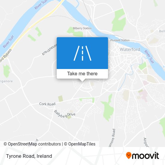 Tyrone Road map