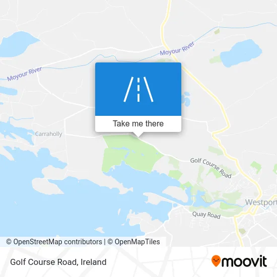 Golf Course Road map