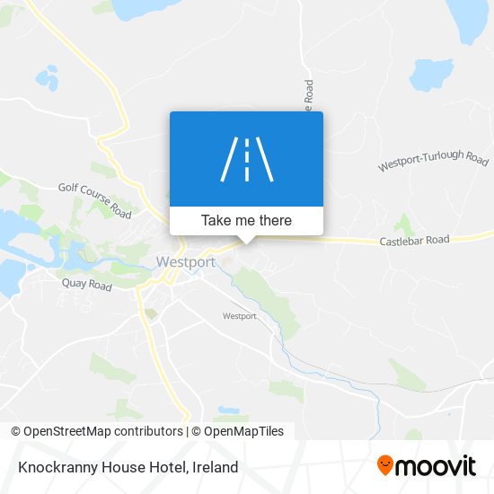 Knockranny House Hotel map