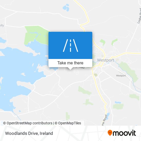 Woodlands Drive map