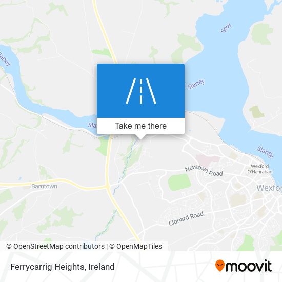 Ferrycarrig Heights map