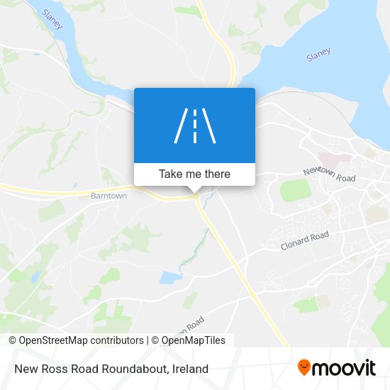 New Ross Road Roundabout map