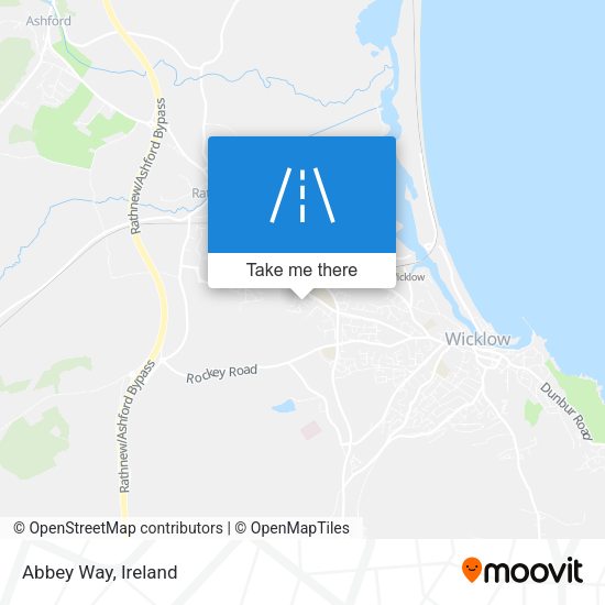 Abbey Way map