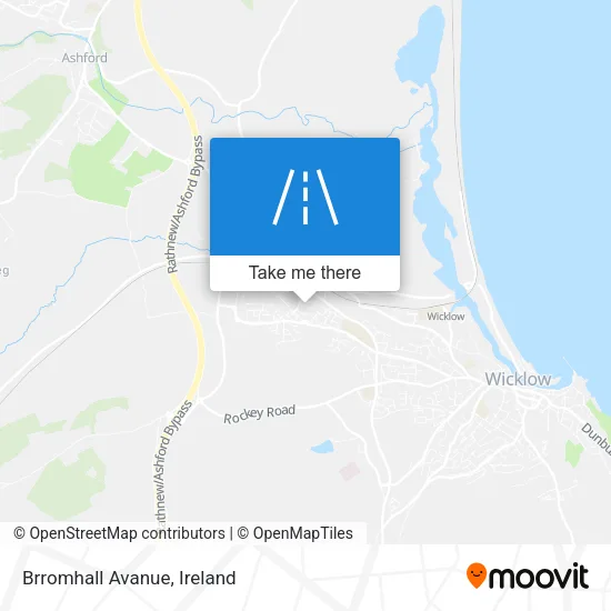 Brromhall Avanue map
