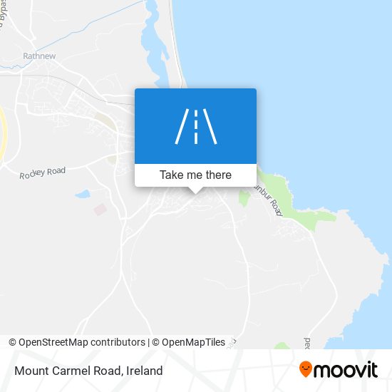 Mount Carmel Road map