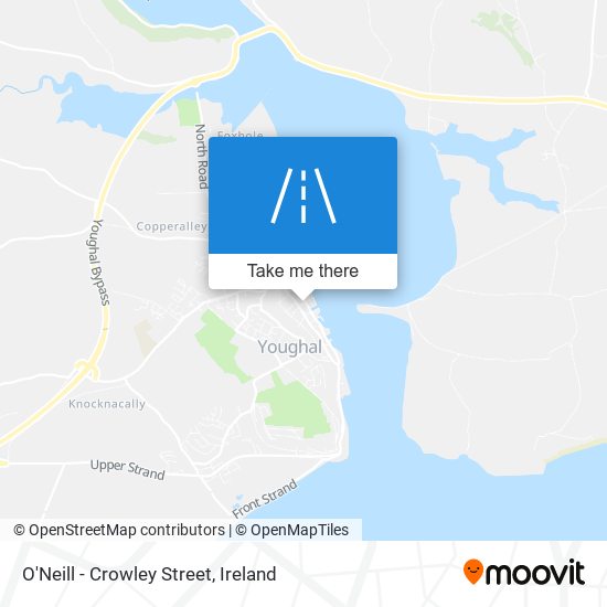 O'Neill - Crowley Street map