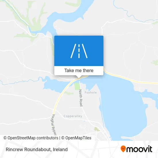 Rincrew Roundabout map