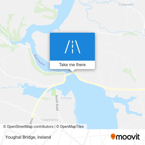 Youghal Bridge map