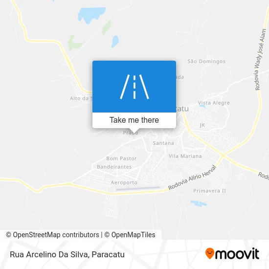 Rua Arcelino Da Silva map