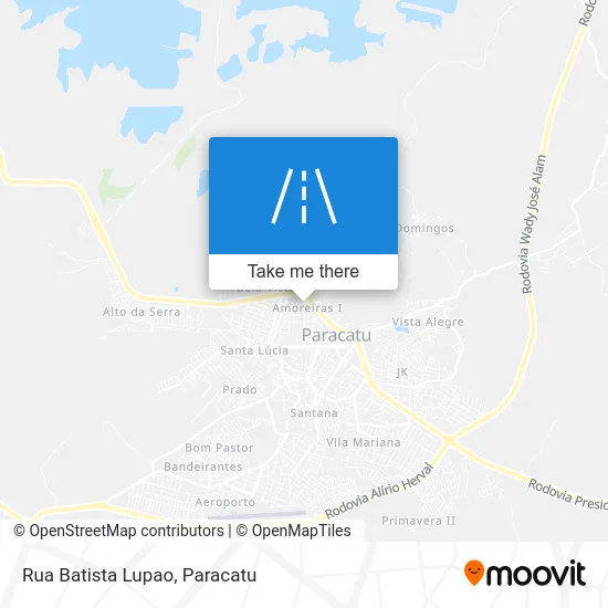 Rua Batista Lupao map