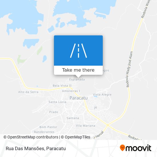 Mapa Rua Das Mansões