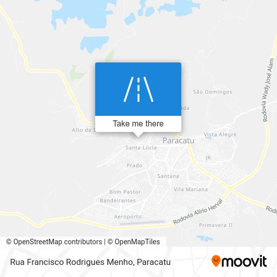 Rua Francisco Rodrigues Menho map
