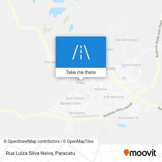 Rua Luiza Silva Neiva map