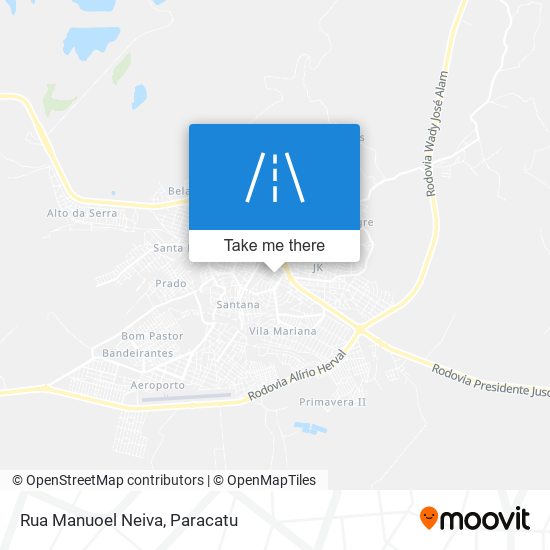 Rua Manuoel Neiva map