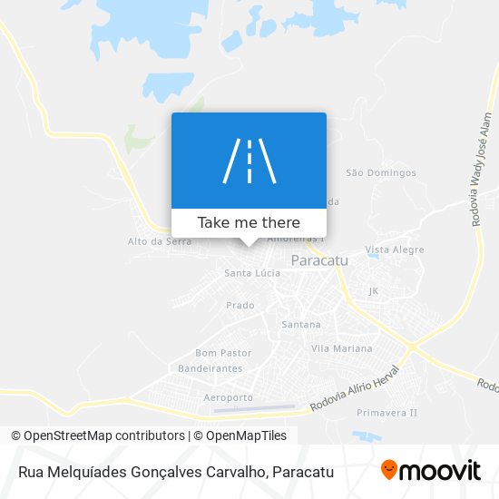 Rua Melquíades Gonçalves Carvalho map