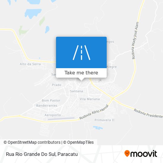 Rua Rio Grande Do Sul map