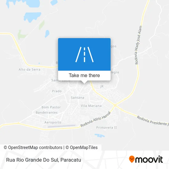 Rua Rio Grande Do Sul map