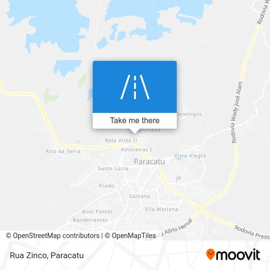 Rua Zinco map