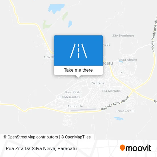 Rua Zita Da Silva Neiva map