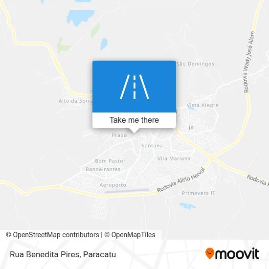 Rua Benedita Pires map