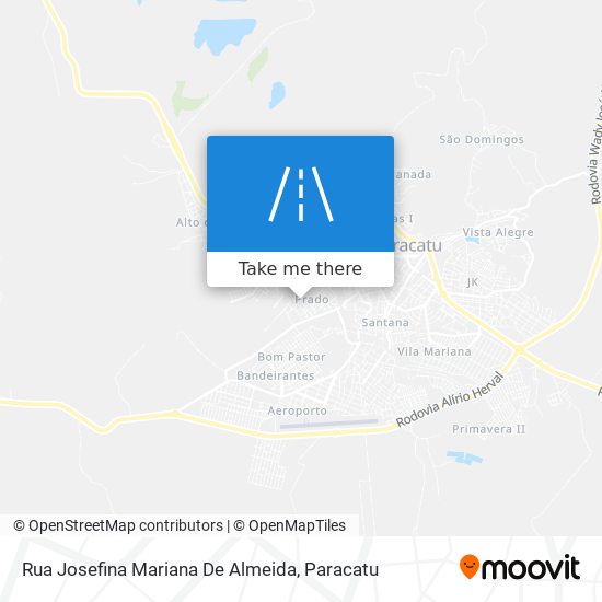 Rua Josefina Mariana De Almeida map