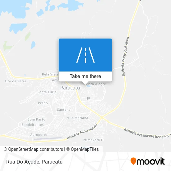 Rua Do Açude map