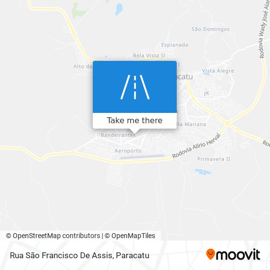 Rua São Francisco De Assis map