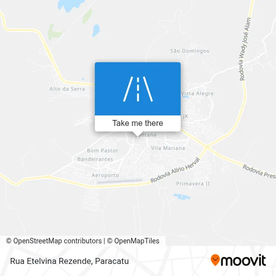 Rua Etelvina Rezende map
