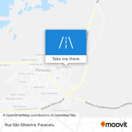 Mapa Rua São Silvestre