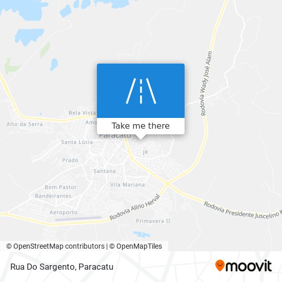 Mapa Rua Do Sargento