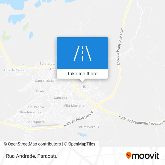 Rua Andrade map