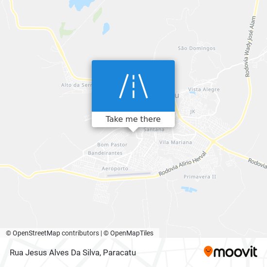 Mapa Rua Jesus Alves Da Silva