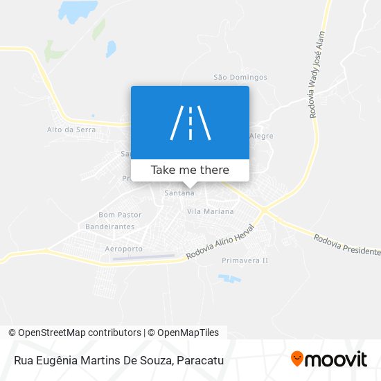 Rua Eugênia Martins De Souza map