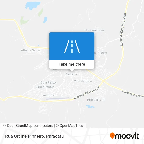 Rua Orcine Pinheiro map