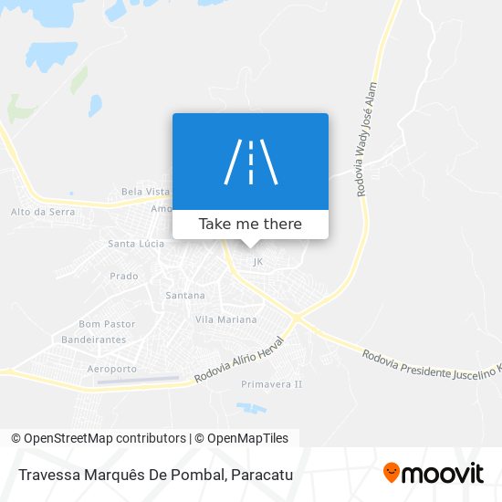 Mapa Travessa Marquês De Pombal