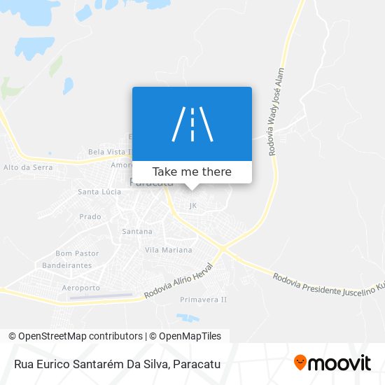 Mapa Rua Eurico Santarém Da Silva