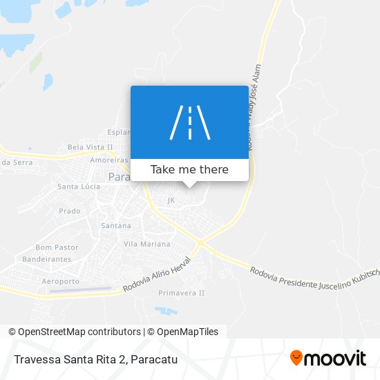 Mapa Travessa Santa Rita 2